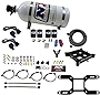 Nitrous Express - 4150 Dual Stage Billet Crossbar Nitrous Kit (50-300 & 100-500HP) w/10lb Bottle (66042-10)
