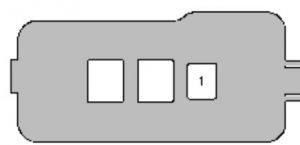Lexus ES300 - fuse box -engine compartment