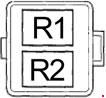 Honda Accord - fuse box diagram - engine compartment relay box no. 1 except hybrid