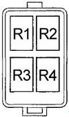 Honda Accord - fuse box diagram - engine compartment relay box no. 2 only hybrid