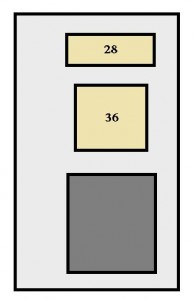Toyota Camry - fuse box - driver's side kick panel` class=`size-medium wp-image-8405` height=`300` loading=`lazy` sizes=`(max-width: 228px) 100vw, 228px` src=`/uploads/935/81f/2e3/93581f2e3bba04ca3761cca24f110d47.jpg` srcset=`/uploads/935/81f/2e3/93581f2e3bba04ca3761cca24f110d47.jpg 228w,  420w` width=`228` />

<figcaption class=`wp-caption-text` id=`caption-attachment-8405`>Toyota Camry – fuse box – driver’s side kick panel</figcaption>
</figure>

<h3>Passenger’s side kick panel</h3>

<figure aria-describedby=`caption-attachment-8406` class=`wp-caption alignnone` id=`attachment_8406` style=`width: 193px`><img alt=`Toyota Camry - fuse box - passenger's side kick panel