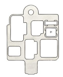 Lexus ES300 - fuse box -driver's side kick panel` class=`wp-image-13090 size-medium` height=`300` loading=`lazy` sizes=`(max-width: 229px) 100vw, 229px` src=`/uploads/e0b/703/6be/e0b7036be5dbaabbdea76e2b87c23719.jpg` srcset=`/uploads/e0b/703/6be/e0b7036be5dbaabbdea76e2b87c23719.jpg 229w,  299w` width=`229` />

<figcaption class=`wp-caption-text` id=`caption-attachment-13090`>Lexus ES300 – fuse box -driver’s side kick panel</figcaption>
</figure>

<h3>Engine compartment (U.S.A.)</h3>

<figure aria-describedby=`caption-attachment-13091` class=`wp-caption alignnone` id=`attachment_13091` style=`width: 300px`><img alt=`Lexus ES300 - fuse box - engine compartment (USA)` class=`wp-image-13091 size-medium` height=`84` loading=`lazy` sizes=`(max-width: 300px) 100vw, 300px` src=`/uploads/4b8/c73/fc1/4b8c73fc103315729f11246a1646f544.jpg` srcset=`/uploads/4b8/c73/fc1/4b8c73fc103315729f11246a1646f544.jpg 300w,  768w,  1024w,  1067w` width=`300` />

<figcaption class=`wp-caption-text` id=`caption-attachment-13091`>Lexus ES300 – fuse box – engine compartment (USA)</figcaption>
</figure>

<h3>Engine compartment (Canada)</h3>

<figure aria-describedby=`caption-attachment-13092` class=`wp-caption alignnone` id=`attachment_13092` style=`width: 300px`><img alt=`Lexus ES300 - fuse box - engine compartment (Canada)` class=`wp-image-13092 size-medium` height=`76` loading=`lazy` sizes=`(max-width: 300px) 100vw, 300px` src=`/uploads/02e/31d/961/02e31d9610d1caca5008c0fbff154063.jpg` srcset=`/uploads/02e/31d/961/02e31d9610d1caca5008c0fbff154063.jpg 300w,  768w,  1024w,  1258w` width=`300` />

<figcaption class=`wp-caption-text` id=`caption-attachment-13092`>Lexus ES300 – fuse box – engine compartment (Canada)</figcaption>
</figure>

<h3>Passenger’s side kick panel</h3>

<figure aria-describedby=`caption-attachment-13093` class=`wp-caption alignnone` id=`attachment_13093` style=`width: 248px`><img alt=`Lexus ES300 - fuse box - passenger's side kick panel